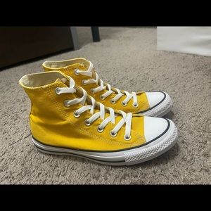 Yellow High Top Converse